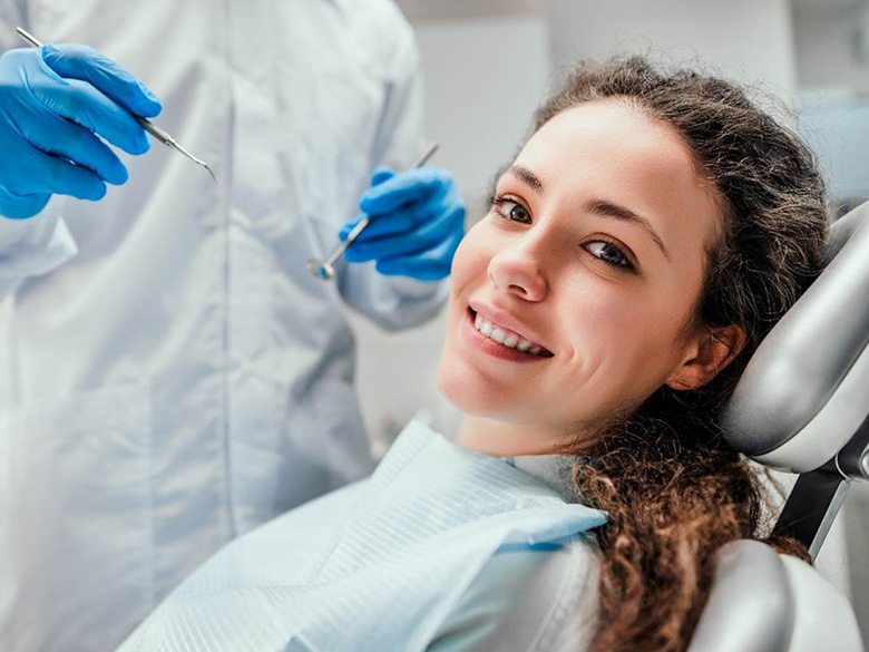 Dental patient smiling at the camera